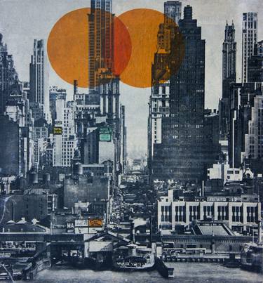 Print of Cities Collage by db Waterman