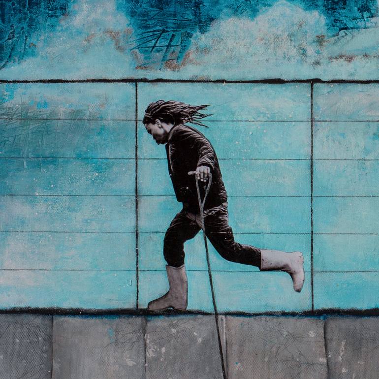 Original Expressionism Seascape Painting by Db Waterman