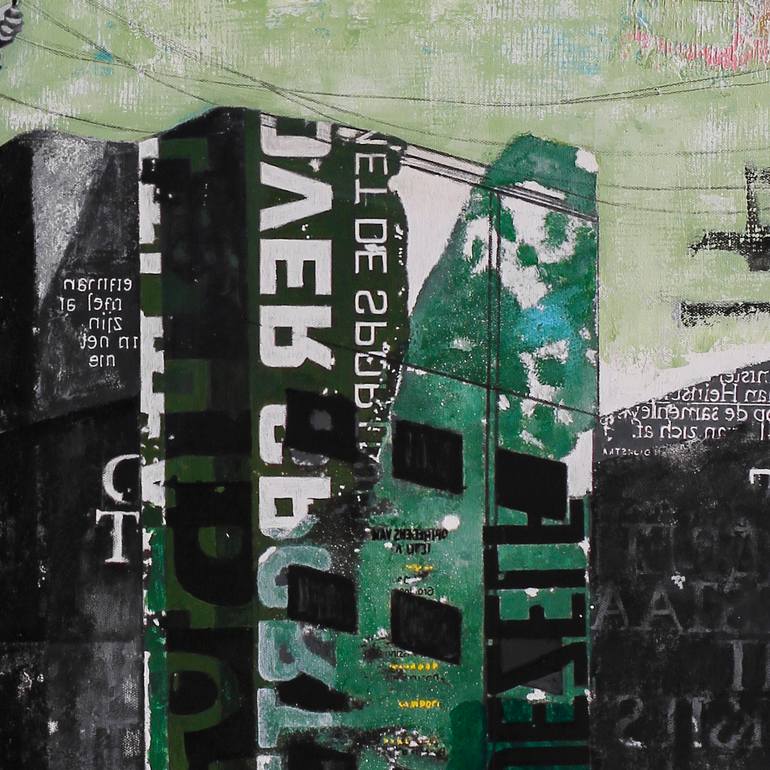 Original Expressionism Architecture Painting by Db Waterman
