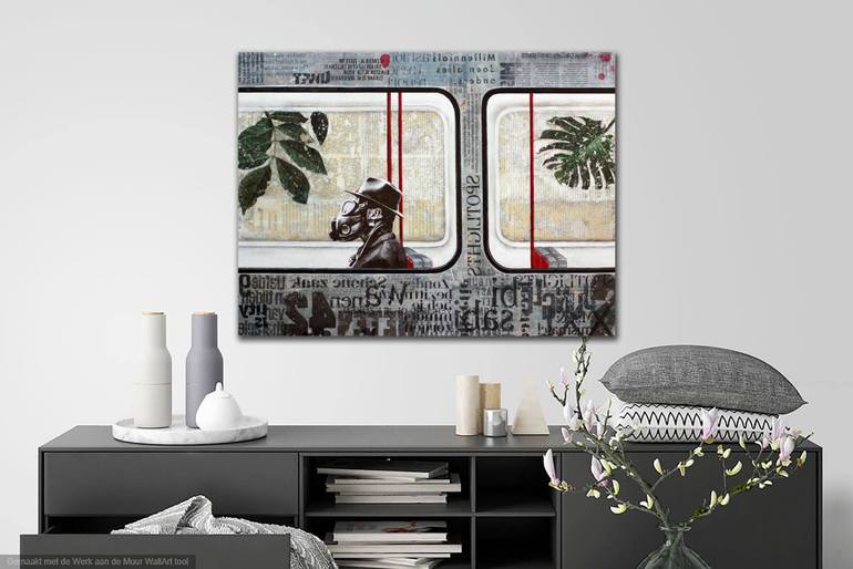 Original Expressionism Transportation Painting by Db Waterman