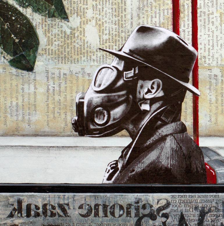 Original Expressionism Transportation Painting by Db Waterman