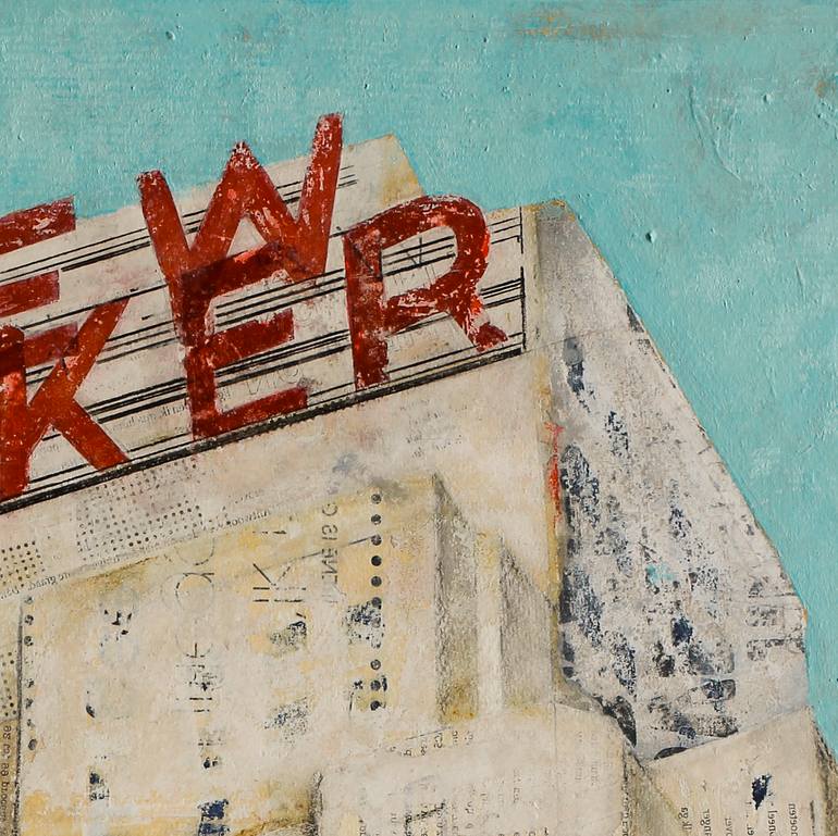 Original Expressionism Architecture Painting by Db Waterman