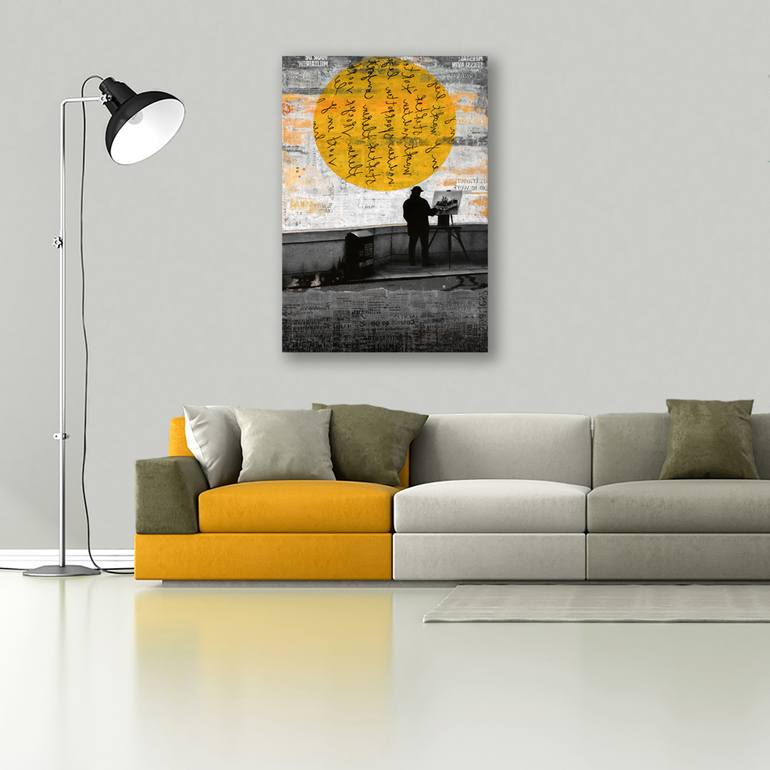 Original Expressionism Cities Painting by Db Waterman