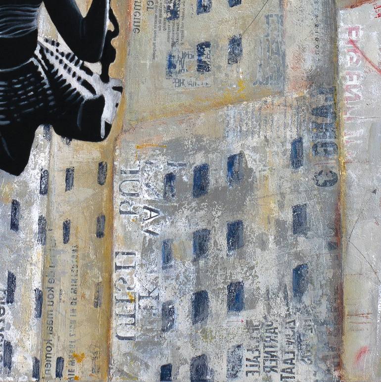 Original Expressionism Architecture Painting by Db Waterman