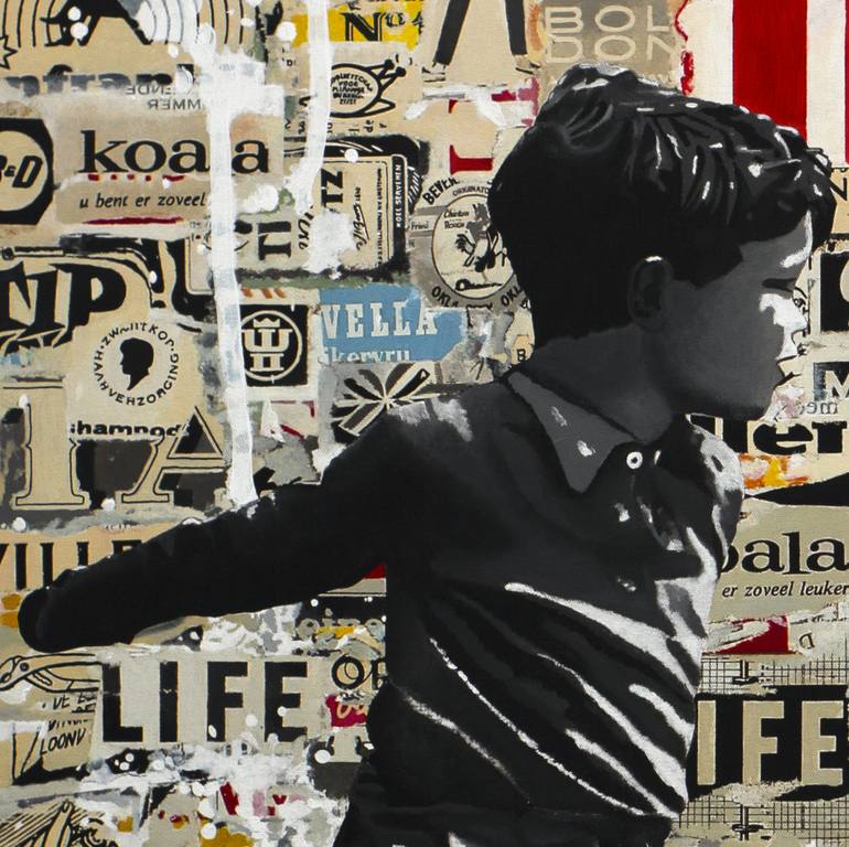 Original Typography Collage by db Waterman