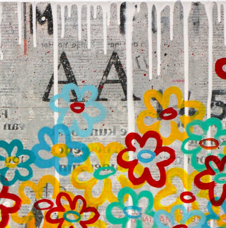 Original Expressionism Graffiti Painting by Db Waterman