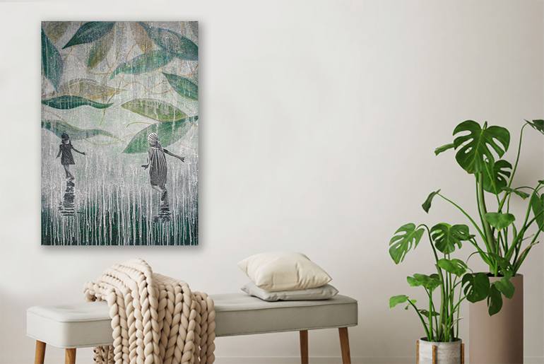 Original Impressionism Landscape Painting by Db Waterman