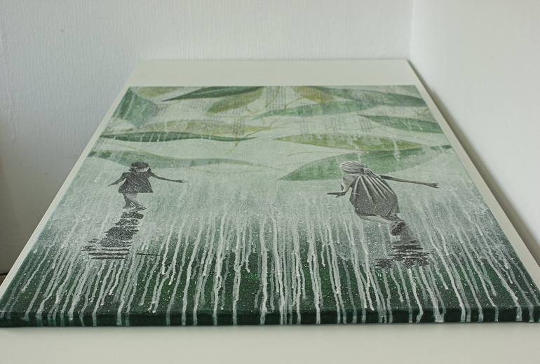 Original Impressionism Landscape Painting by Db Waterman