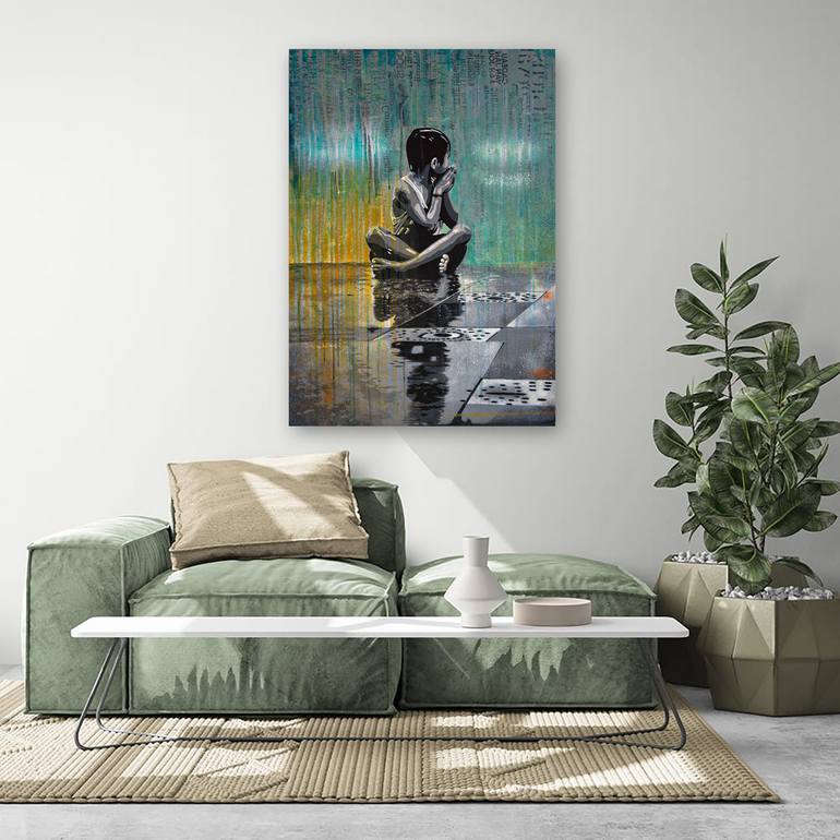 Original Expressionism Water Painting by Db Waterman