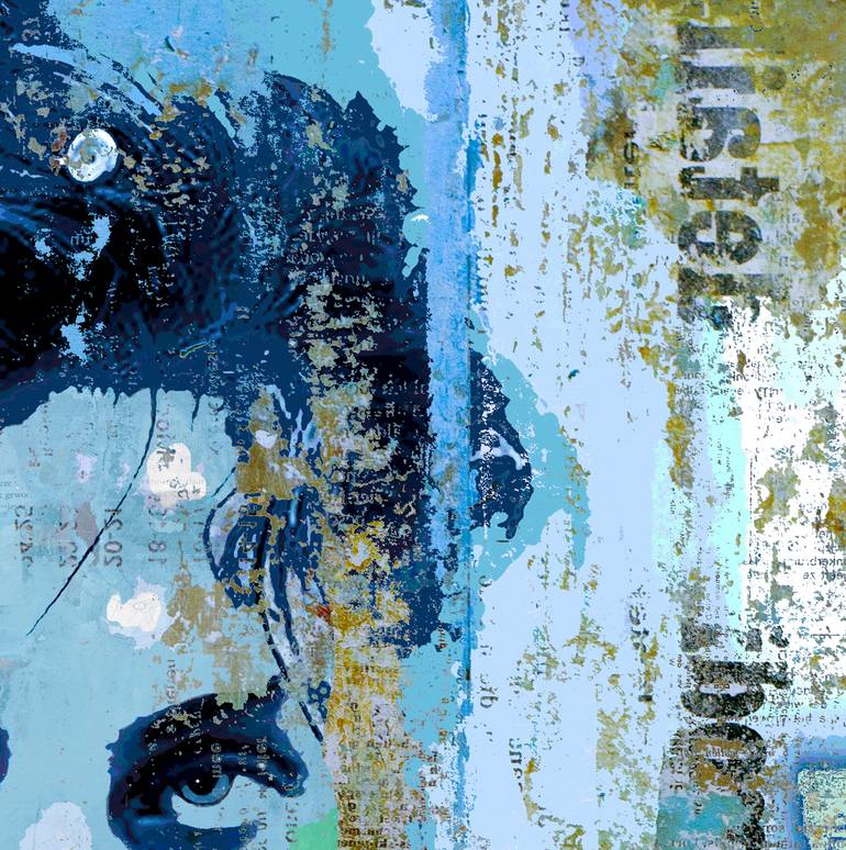 Original Modernism People Mixed Media by Db Waterman