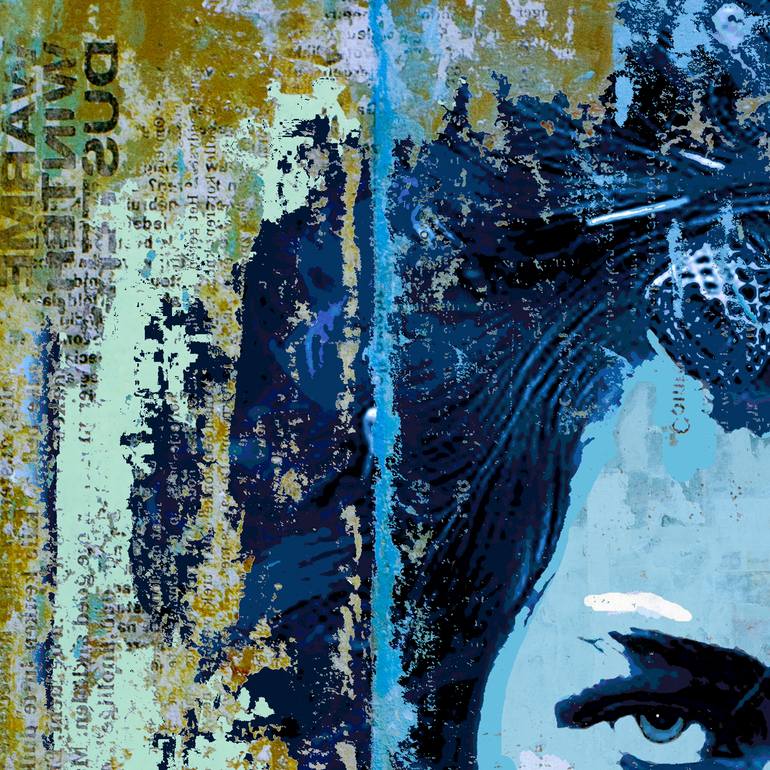 Original Modernism People Mixed Media by Db Waterman