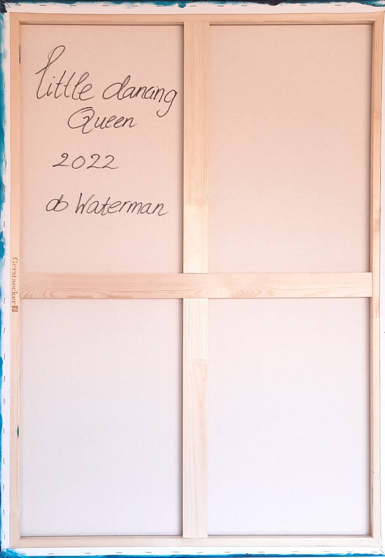 Original Expressionism Children Painting by Db Waterman