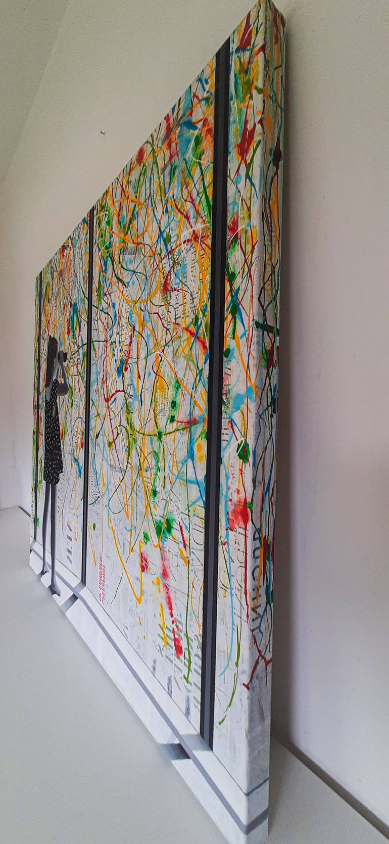 Original Modern Graffiti Mixed Media by db Waterman