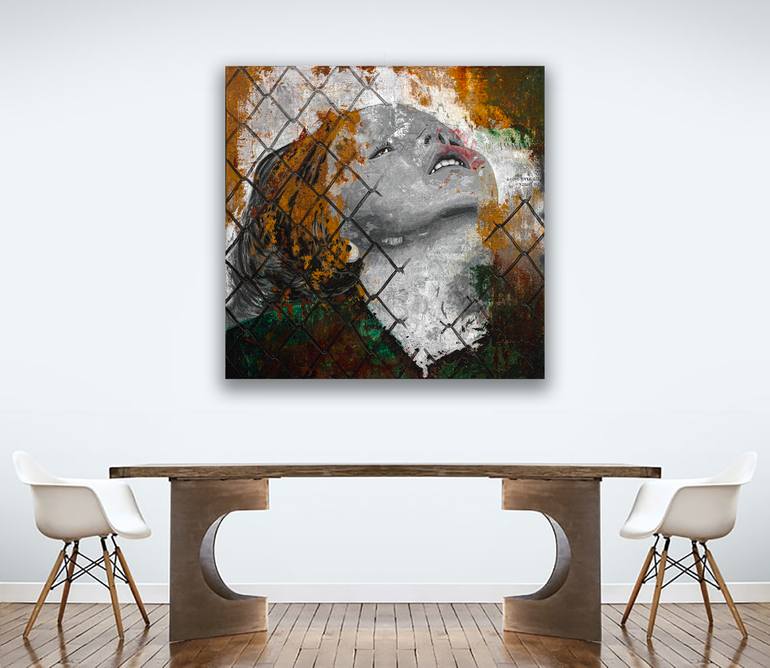 Original Contemporary Portrait Mixed Media by Db Waterman