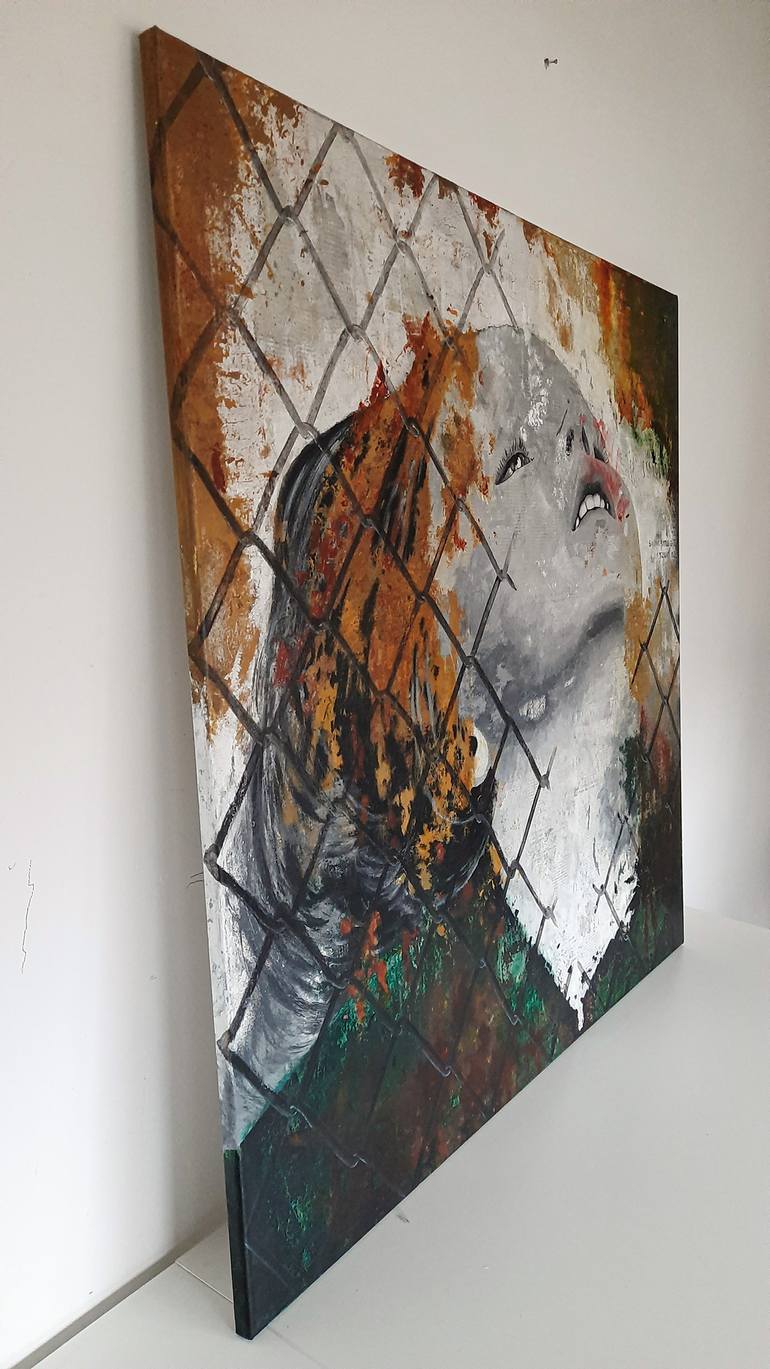 Original Contemporary Portrait Mixed Media by Db Waterman