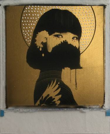 Fulfilled  24ct gold leaf Polaroid collage - Limited Edition 34 of 100 NFS thumb