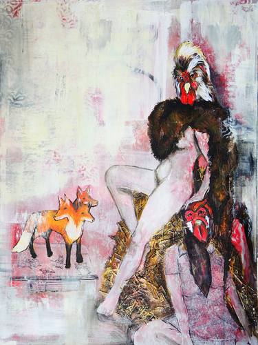 Print of Figurative Women Paintings by Michelle Sauve