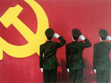 Original Pop Art Politics Paintings by Emily Lau