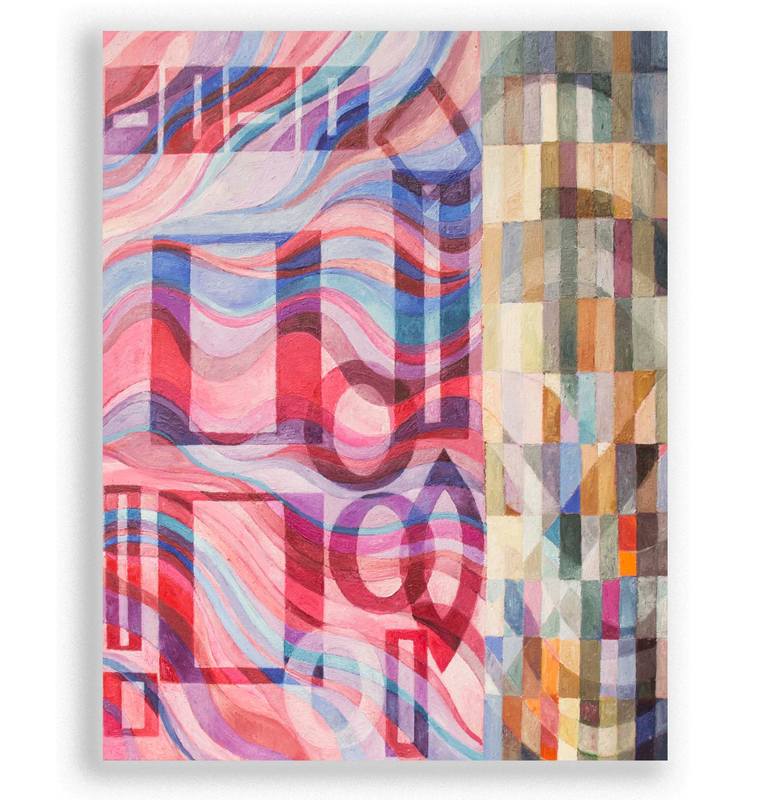 Original Conceptual Abstract Painting by Romany Steele