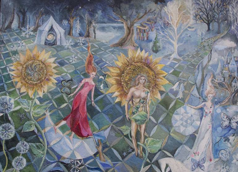 Print of Surrealism Fantasy Paintings by Romany Steele
