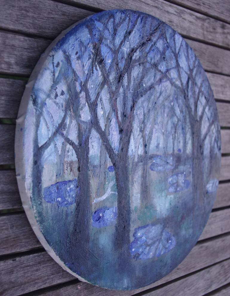 Original Folk Fantasy Painting by Romany Steele