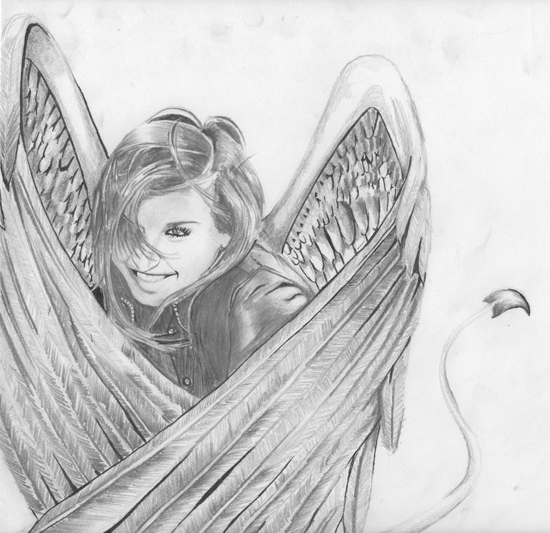 And She Will Fly Drawing By Hamid Ibrahim 