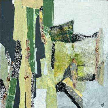 Original Contemporary Abstract Mixed Media by Rachel Jeffery