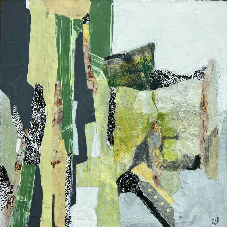 Rocks with Seaweed and Algae Mixed Media by Rachel Jeffery | Saatchi Art