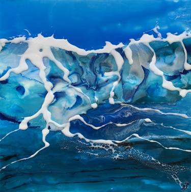 Original Abstract Expressionism Water Paintings by Rachel Jeffery
