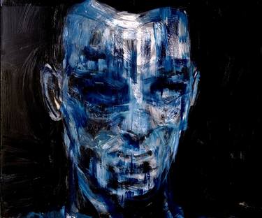 Original Expressionism Portrait Paintings by Nicola Alessandroni