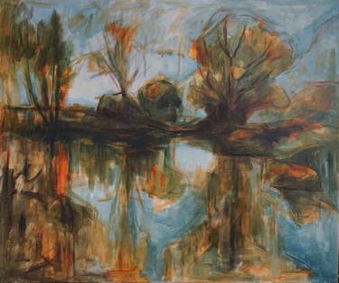 Print of Abstract Landscape Paintings by Oznur Eren