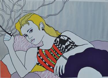 Print of Pop Art People Paintings by Sladana Zivkovic