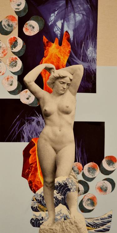 Original Nude Collage by Sladana Zivkovic