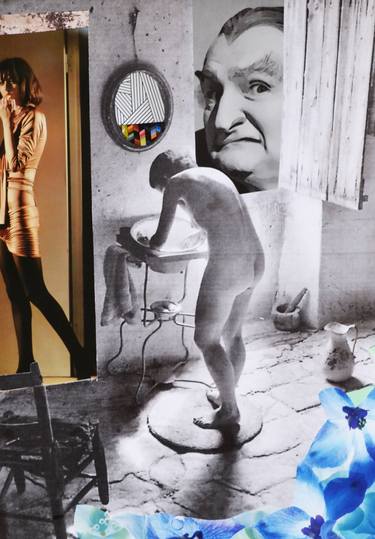 Print of Surrealism Nude Collage by Sladana Zivkovic
