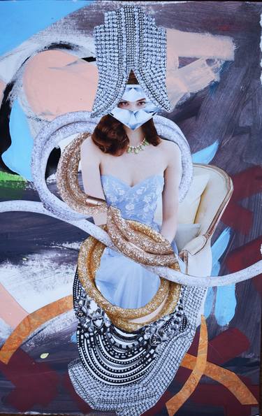 Original Surrealism Fashion Collage by Sladana Zivkovic