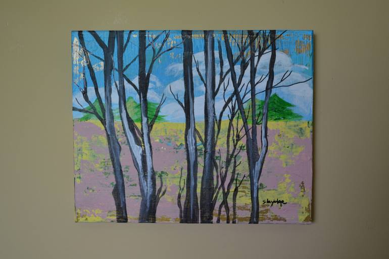 Original Impressionism Nature Painting by Sladana Zivkovic