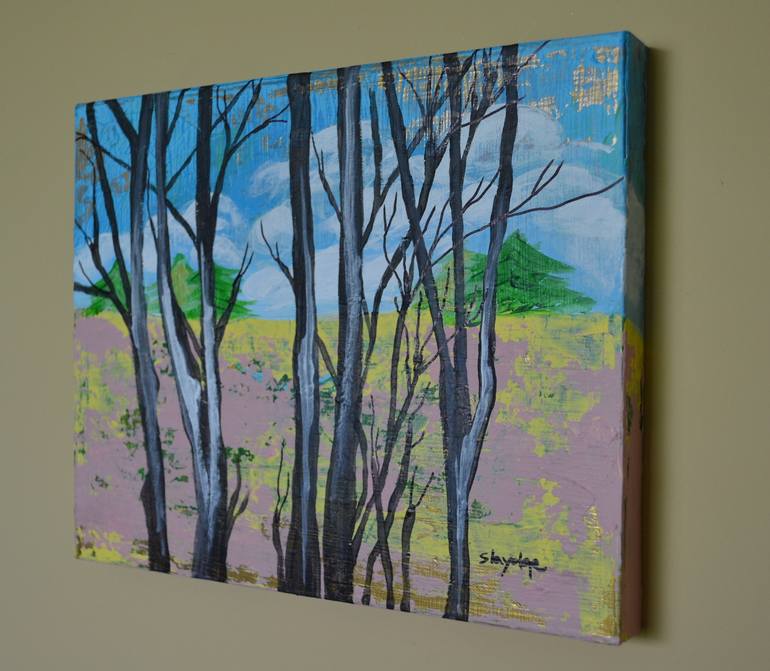 Original Impressionism Nature Painting by Sladana Zivkovic