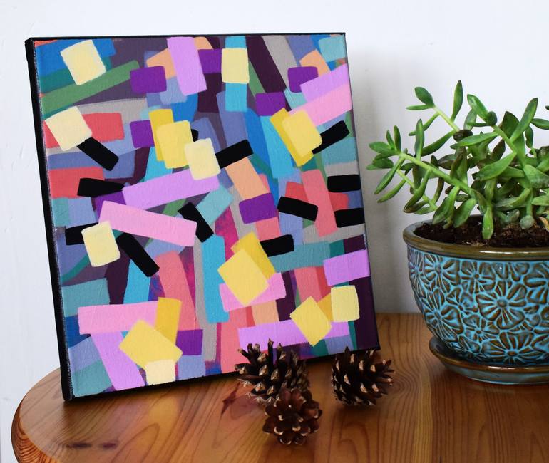 Original Abstract Expressionism Abstract Painting by Sladana Zivkovic