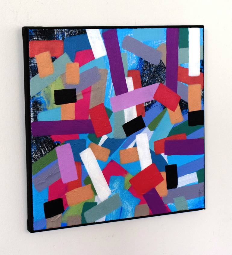 Original Abstract Expressionism Abstract Painting by Sladana Zivkovic