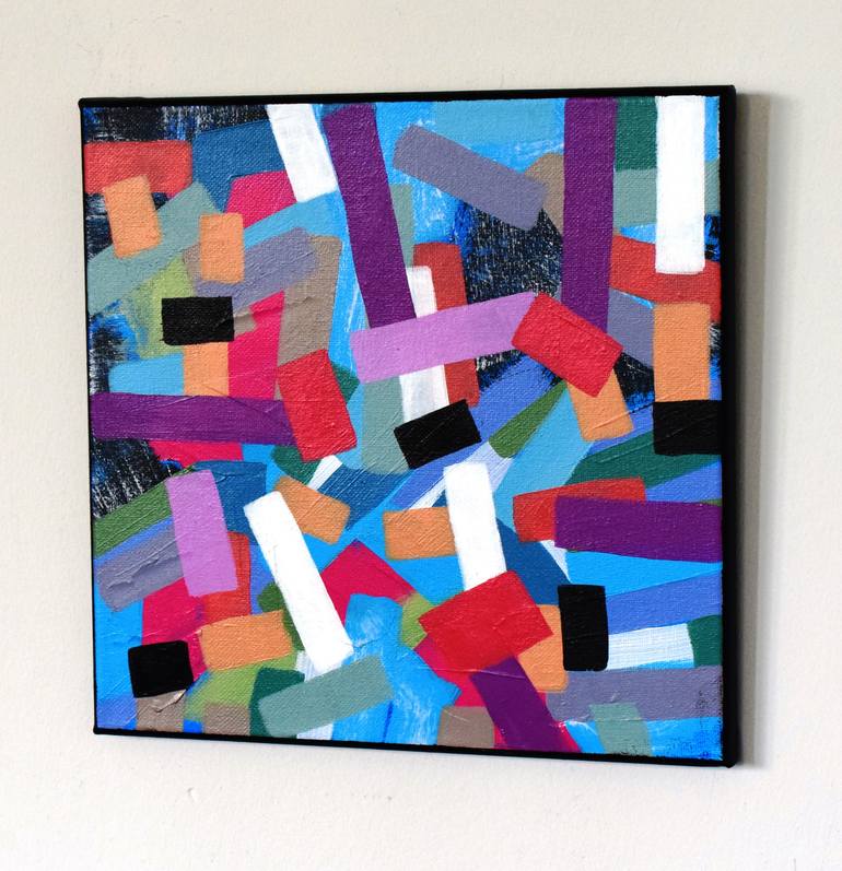 Original Abstract Expressionism Abstract Painting by Sladana Zivkovic