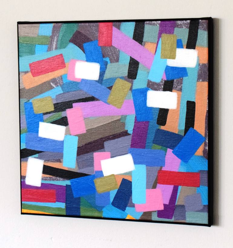 Original Abstract Expressionism Abstract Painting by Sladana Zivkovic