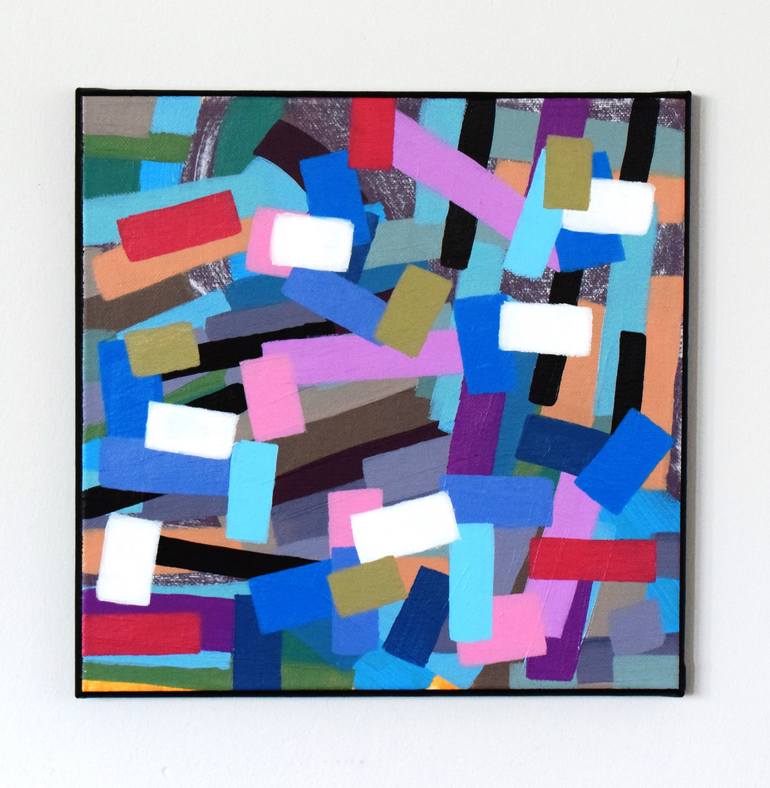 Original Abstract Expressionism Abstract Painting by Sladana Zivkovic