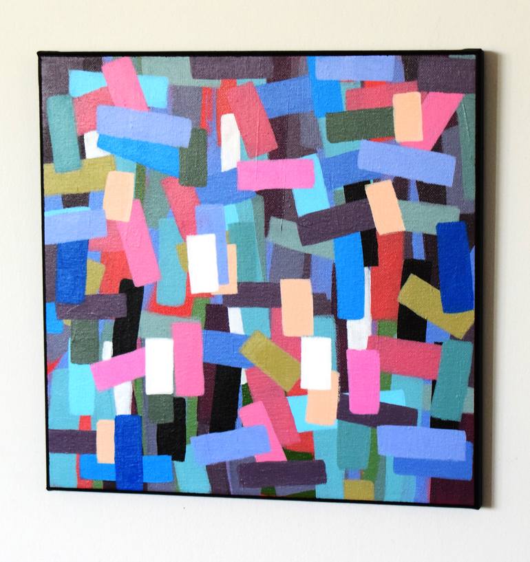 Original Abstract Expressionism Abstract Painting by Sladana Zivkovic