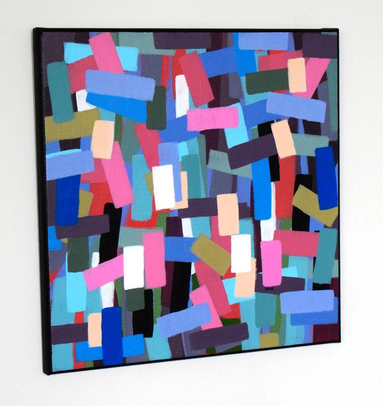 Original Abstract Expressionism Abstract Painting by Sladana Zivkovic