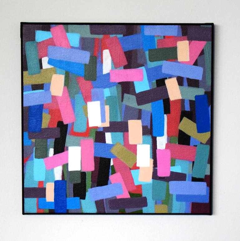Original Abstract Expressionism Abstract Painting by Sladana Zivkovic