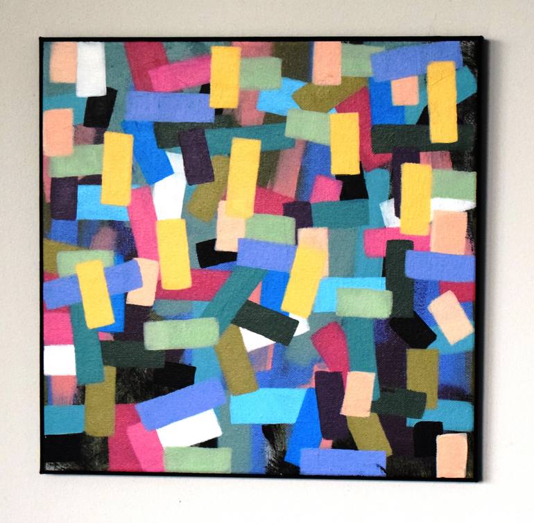 Original Abstract Expressionism Abstract Painting by Sladana Zivkovic