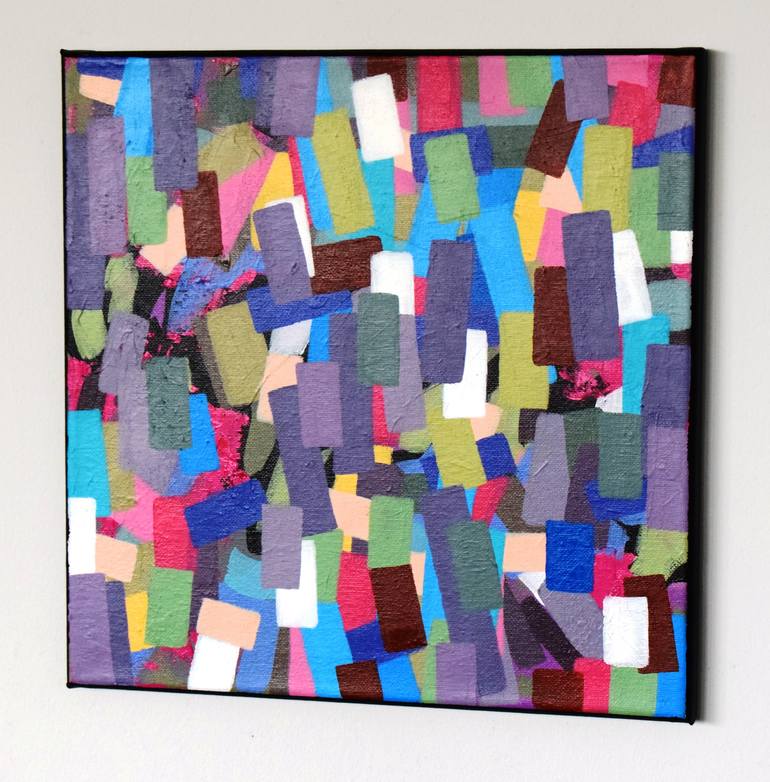 Original Abstract Expressionism Abstract Painting by Sladana Zivkovic