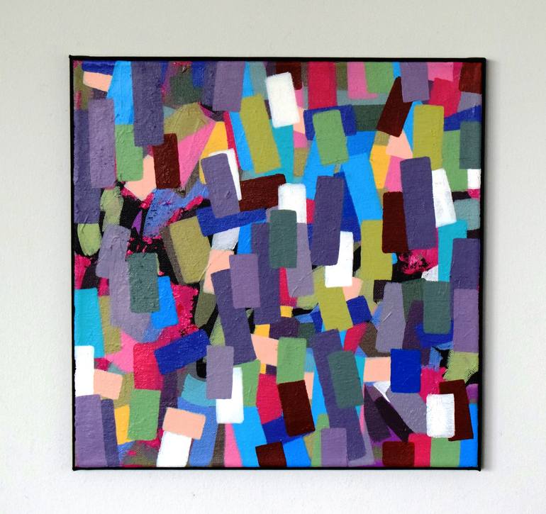 Original Abstract Expressionism Abstract Painting by Sladana Zivkovic