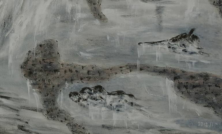 Original Documentary Politics Painting by Matthew Felix Sun