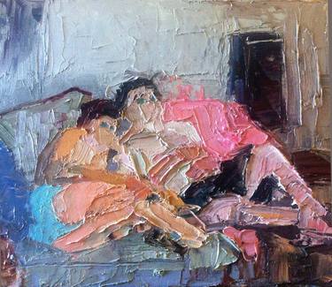 Print of Figurative Family Paintings by Andrea Patrie